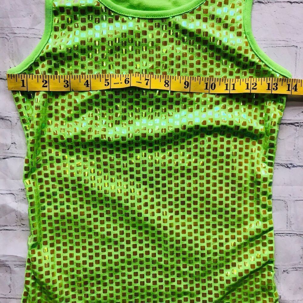 𝅺nwot Womens Small Balera Dance Glitter Tank Top - Picture 4 of 5